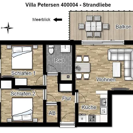 Apartment Petersen - Strandliebe *